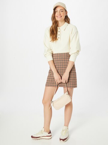 Madewell Pullover 'FIFTH AVE' in Beige