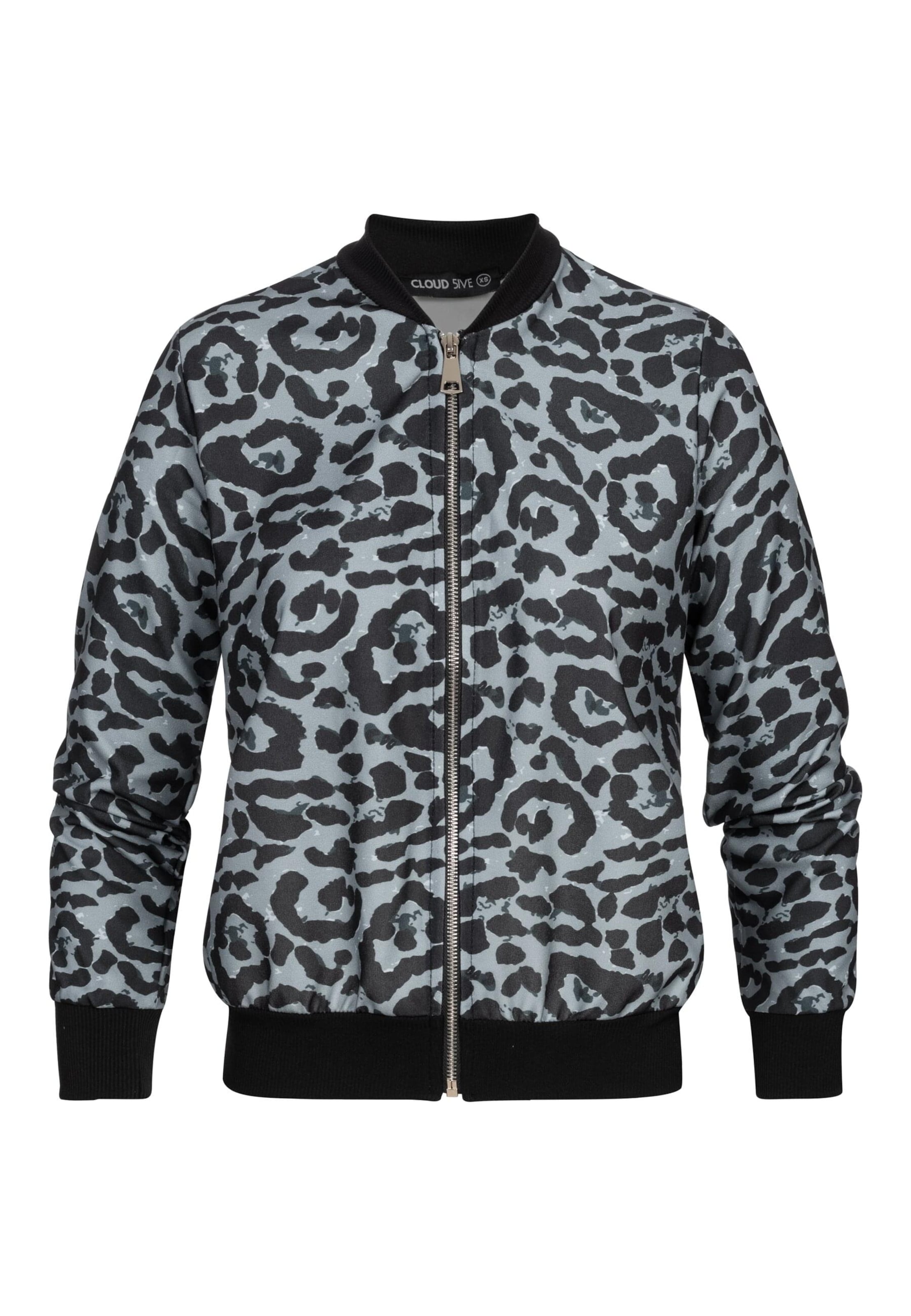 Cloud5ive Přechodná bunda – černá: přední strana