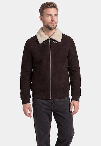 DreiMaster PREMIUM Between-Season Jacket in Blue: front