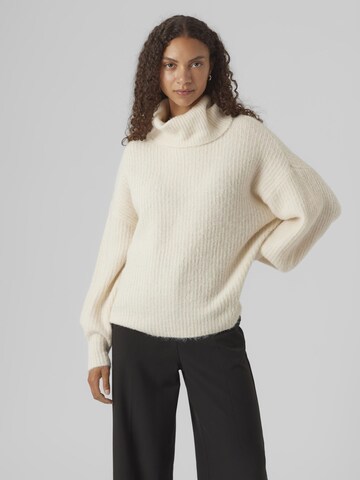 VERO MODA Sweater 'JULIE' in Beige: front