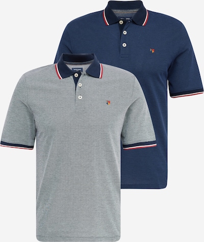 Maglietta 'BLUWIN' JACK & JONES di colore navy / blu sfumato / rosso / bianco, Visualizzazione prodotti