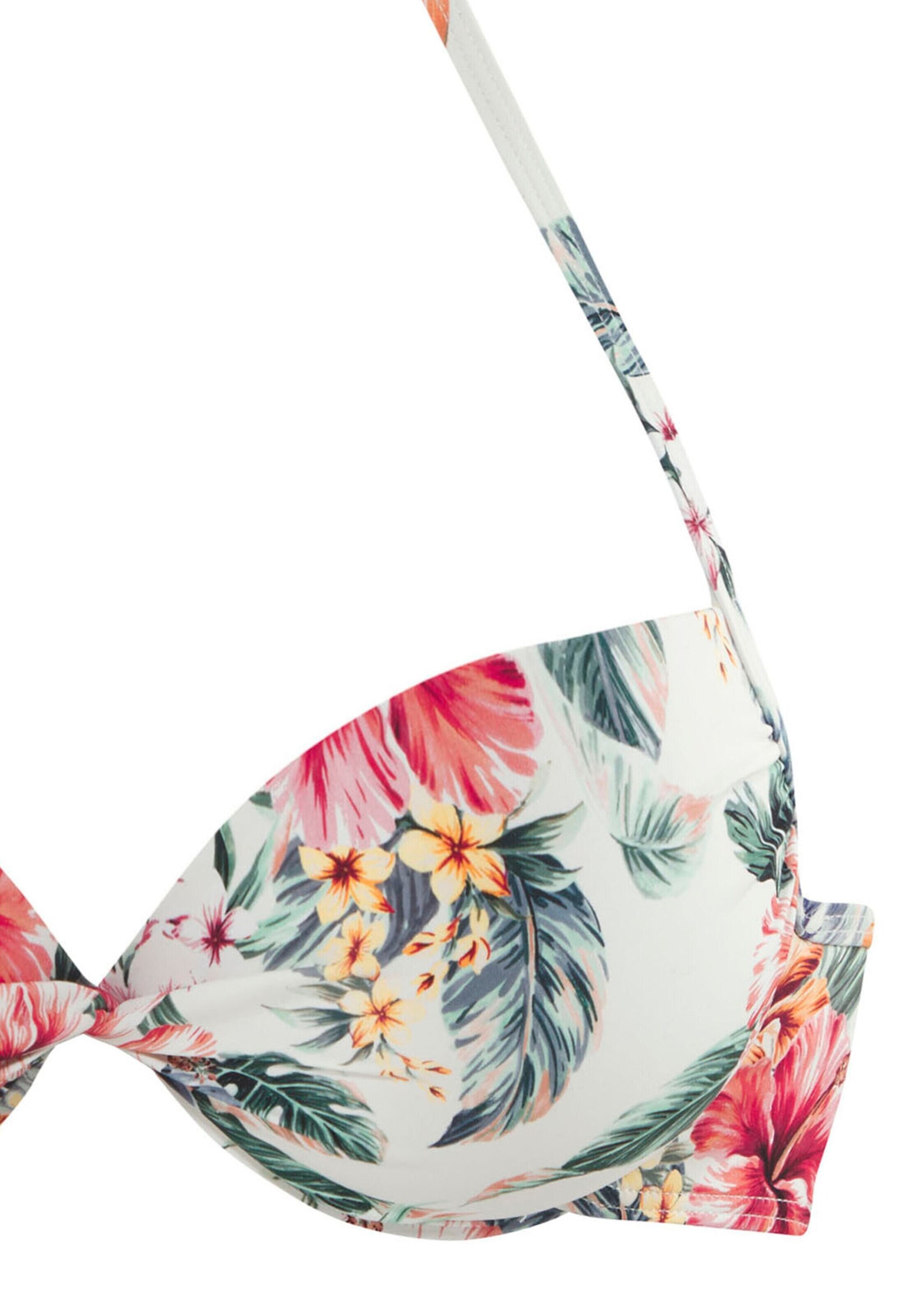 LASCANA Пуш-ап Верх бикини в Белый