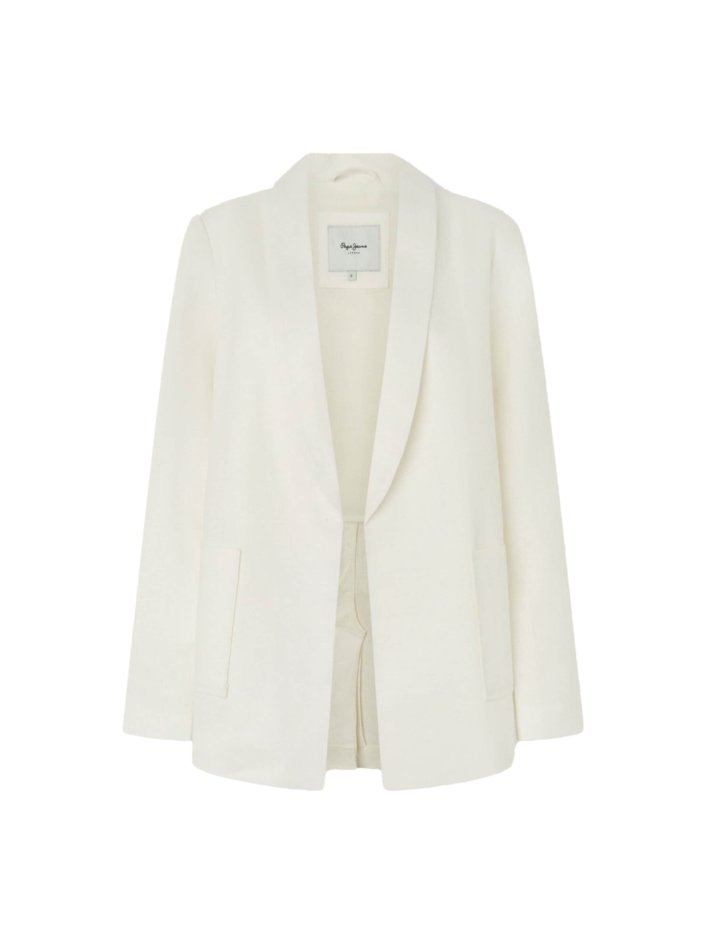 Pepe Jeans Blazer 'MIRKA' in White, Item view