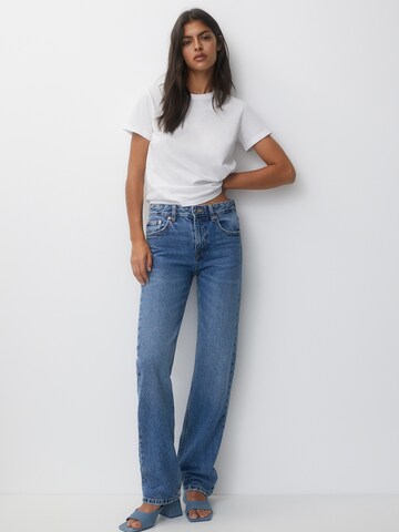 Pull&Bear Regular Jeans in Blau