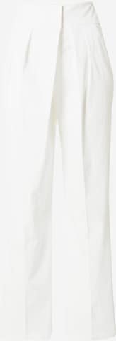 florence by mills exclusive for ABOUT YOU Lużny krój Spodnie 'Viola' w kolorze biały: przód
