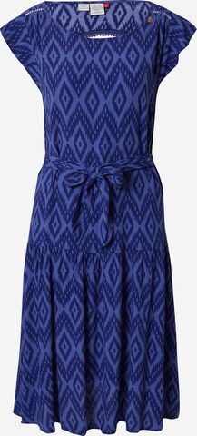 Ragwear Sukienka 'IKKAT' w kolorze niebieski: przód