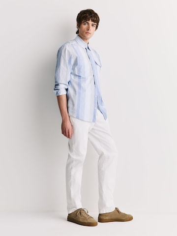 Next Slimfit Hose in Weiß
