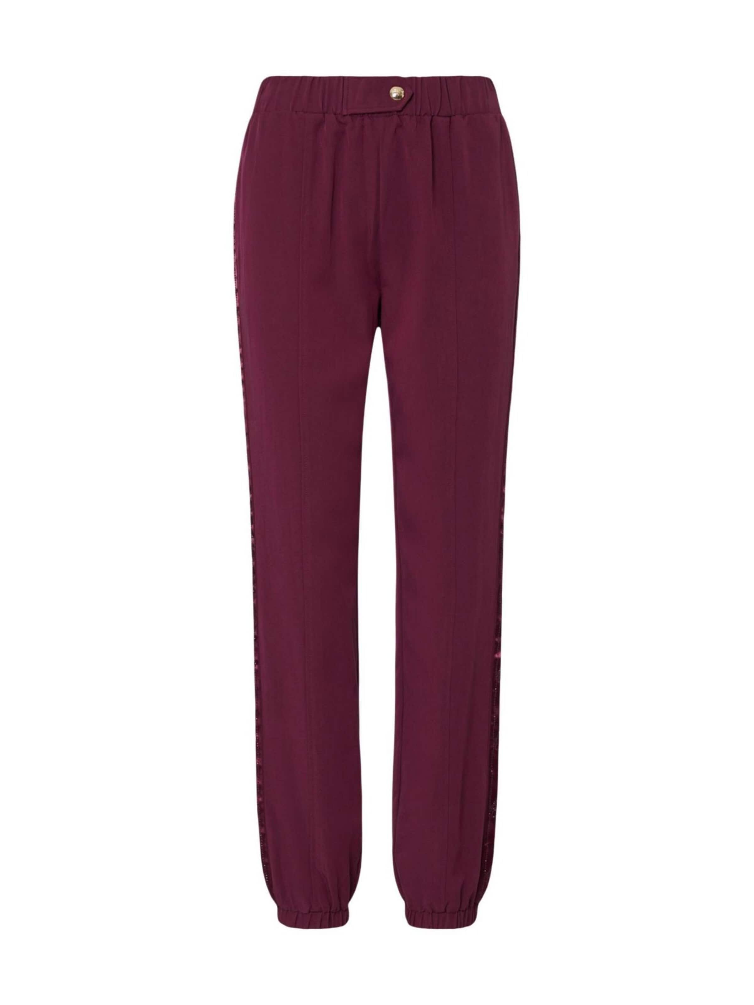 Liu Jo Regular Broek in Lila: voorkant