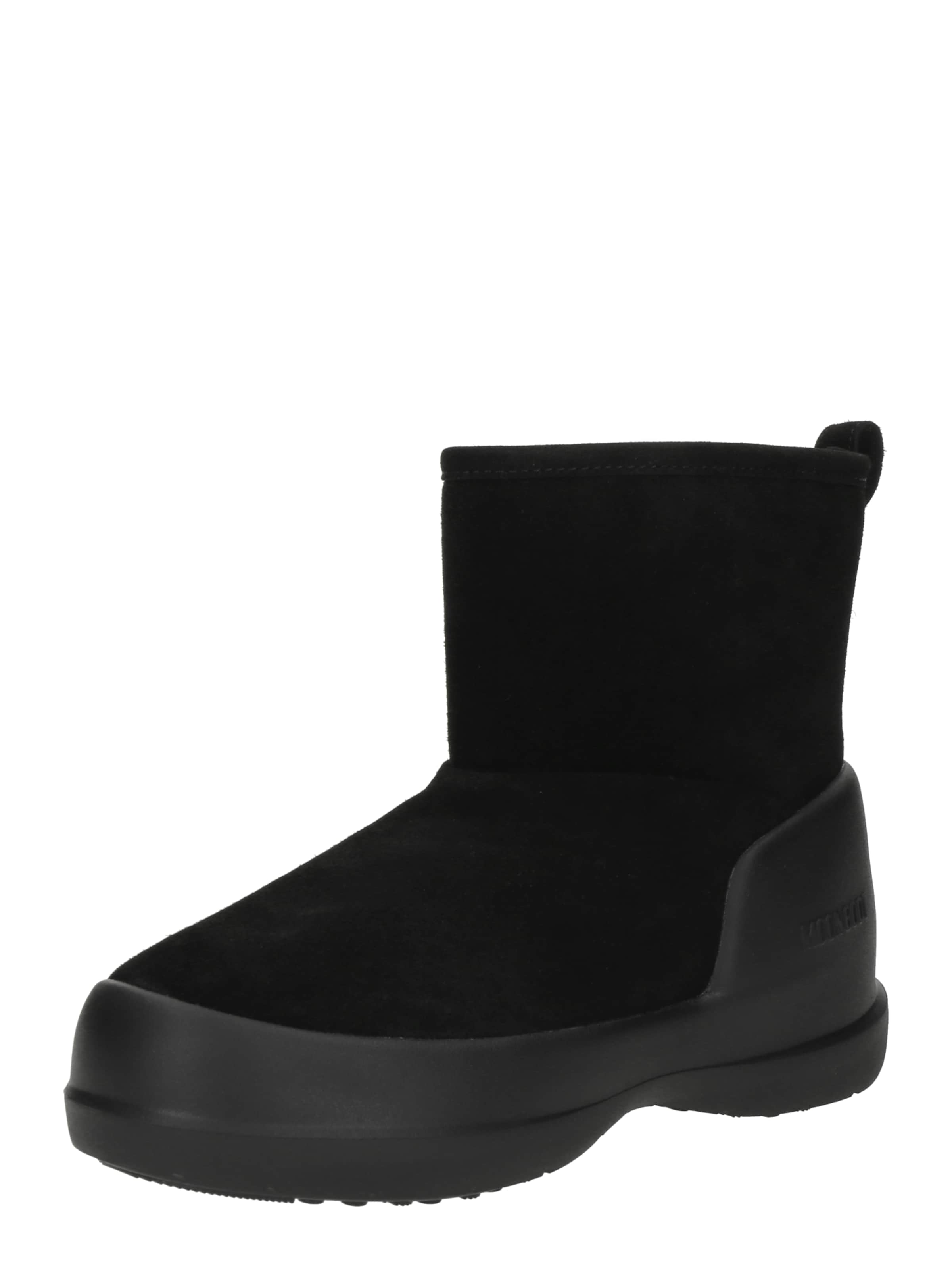 Botine 'Mezzaluna' de la MOON BOOT pe negru: față