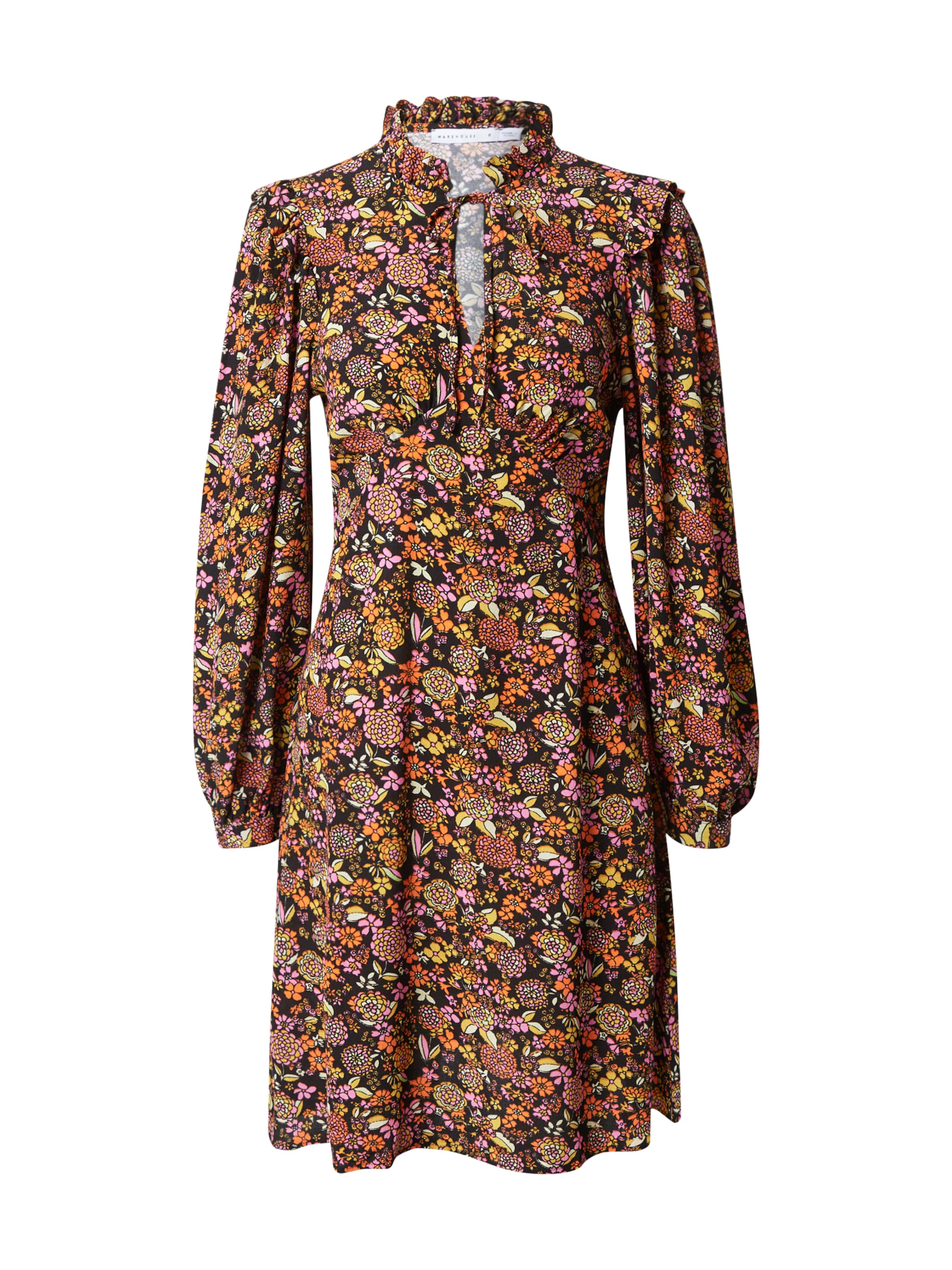 Warehouse Blusekjole i sort: forside