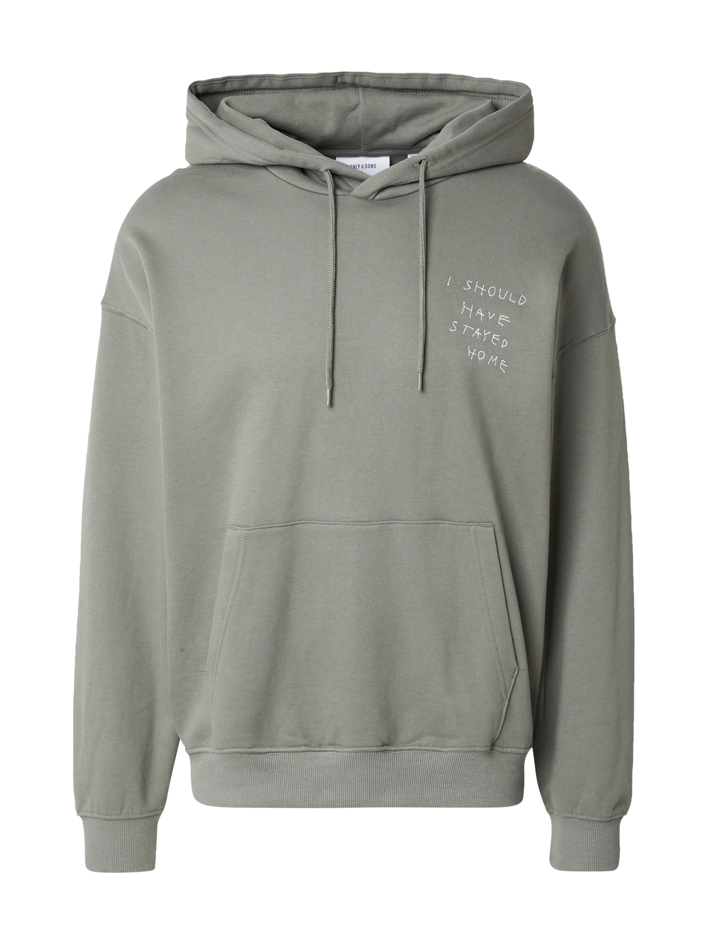 Only & Sons Sweatshirt in Grau: Vorderseite