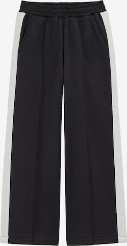 WE Fashion Wide Leg Housut värissä musta: etupuoli