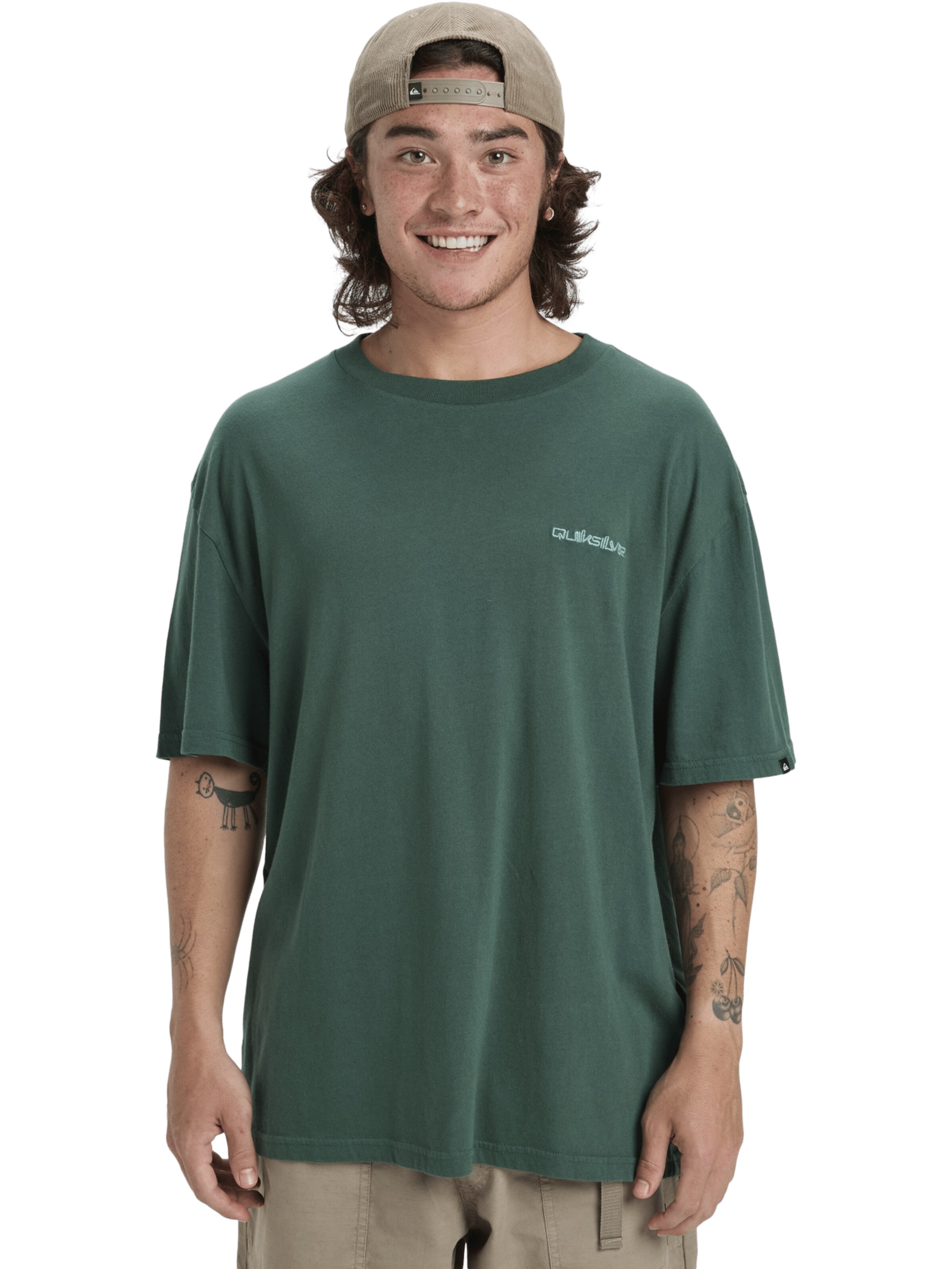 QUIKSILVER Shirt in Green: front