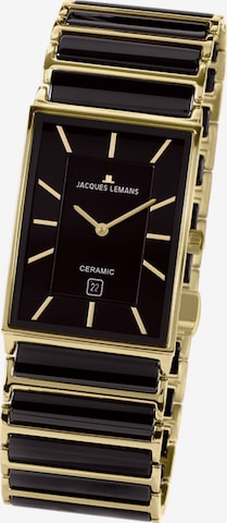 Jacques Lemans Analog Watch ' ' in Black: front