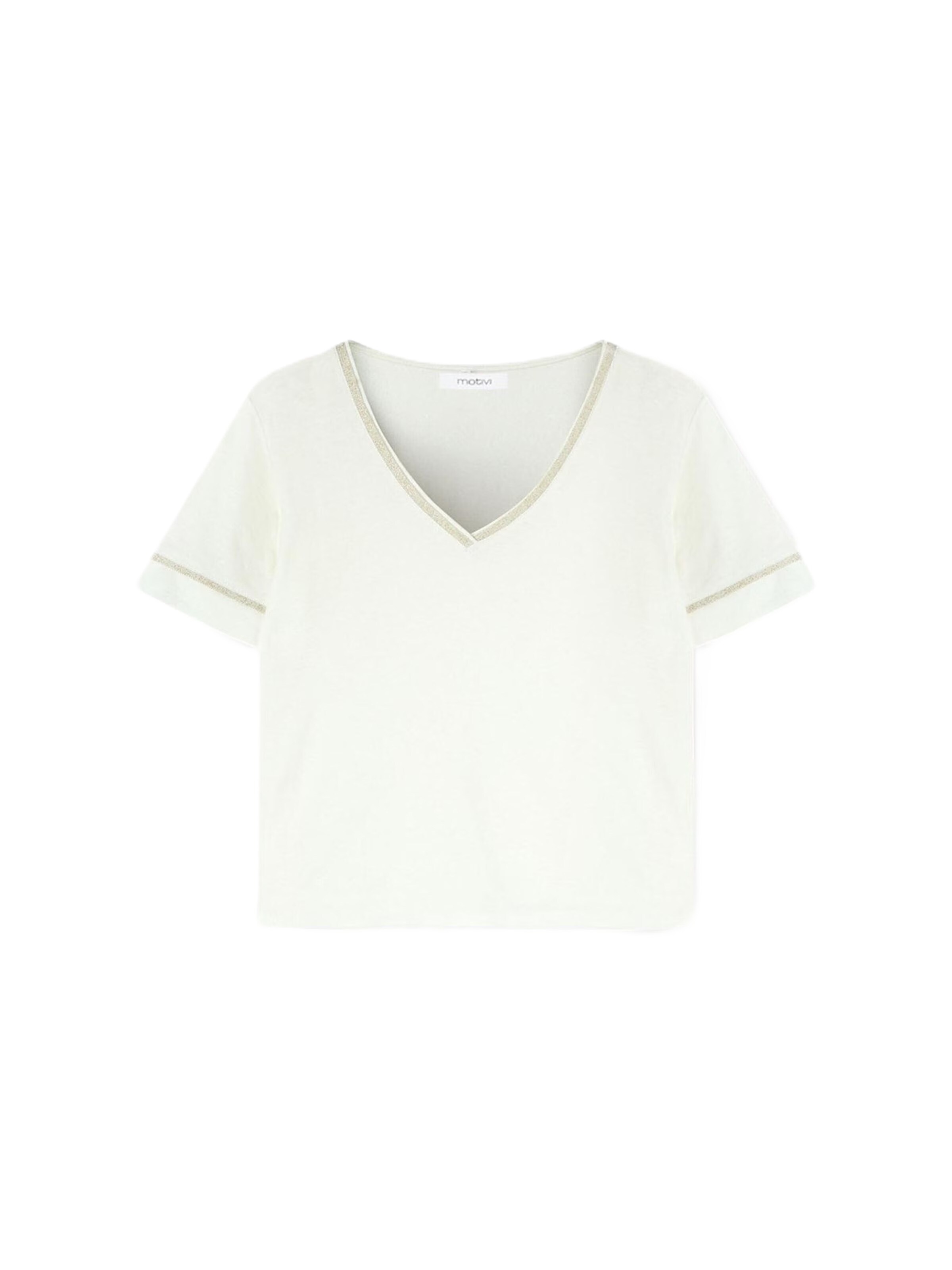 MOTIVI Shirt in L-XL/Regular in White, Item view