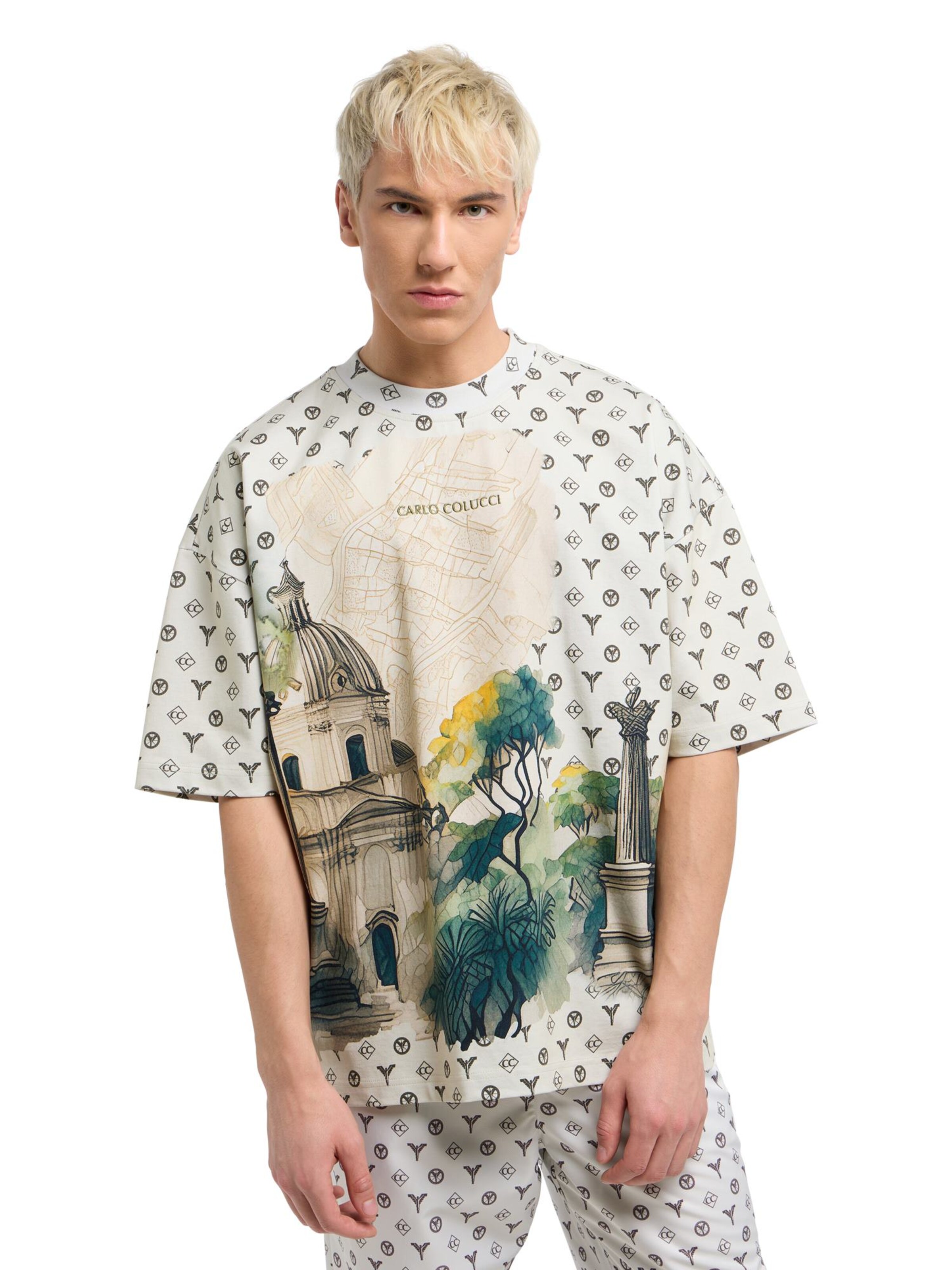 Carlo Colucci Shirt 'Emmerich' in White: front