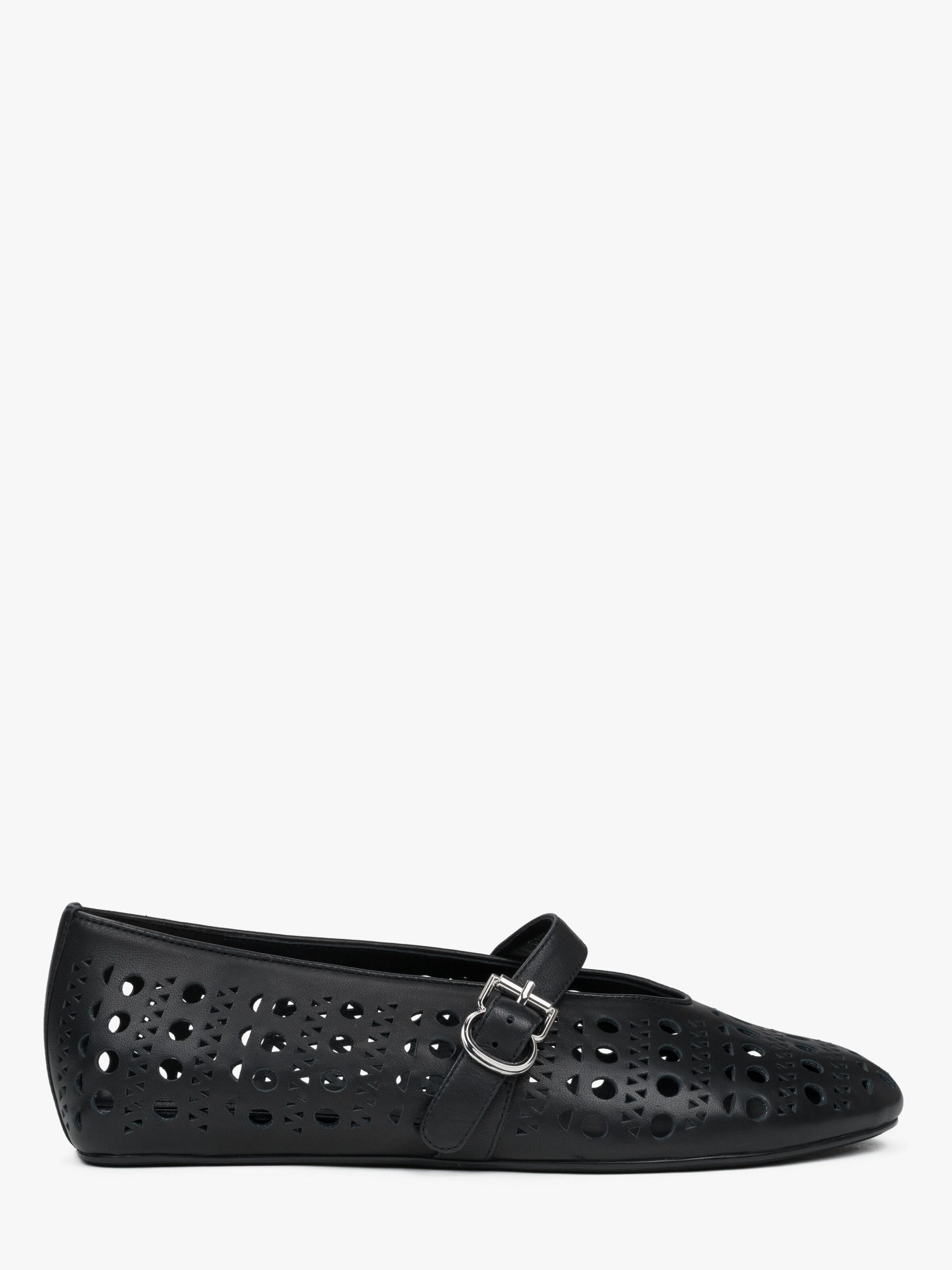 Estro Ballerinasko '24067-55' i sort: forside