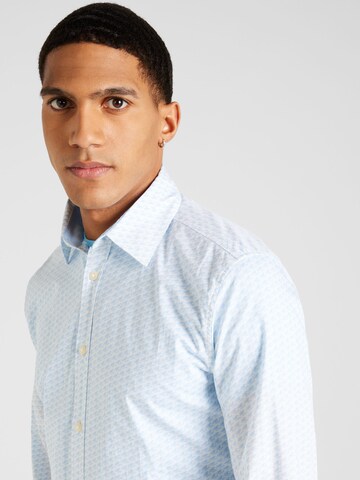 s.Oliver Slim fit Button Up Shirt in Blue