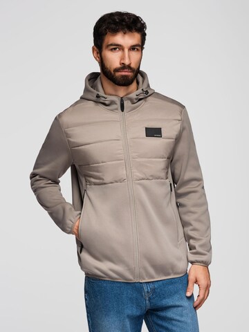 Ombre Jacke in Grau: Vorderseite