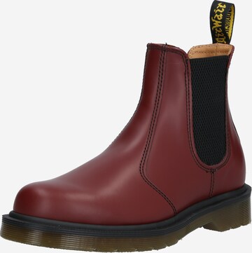 Boots chelsea di Dr. Martens in rosso: frontale