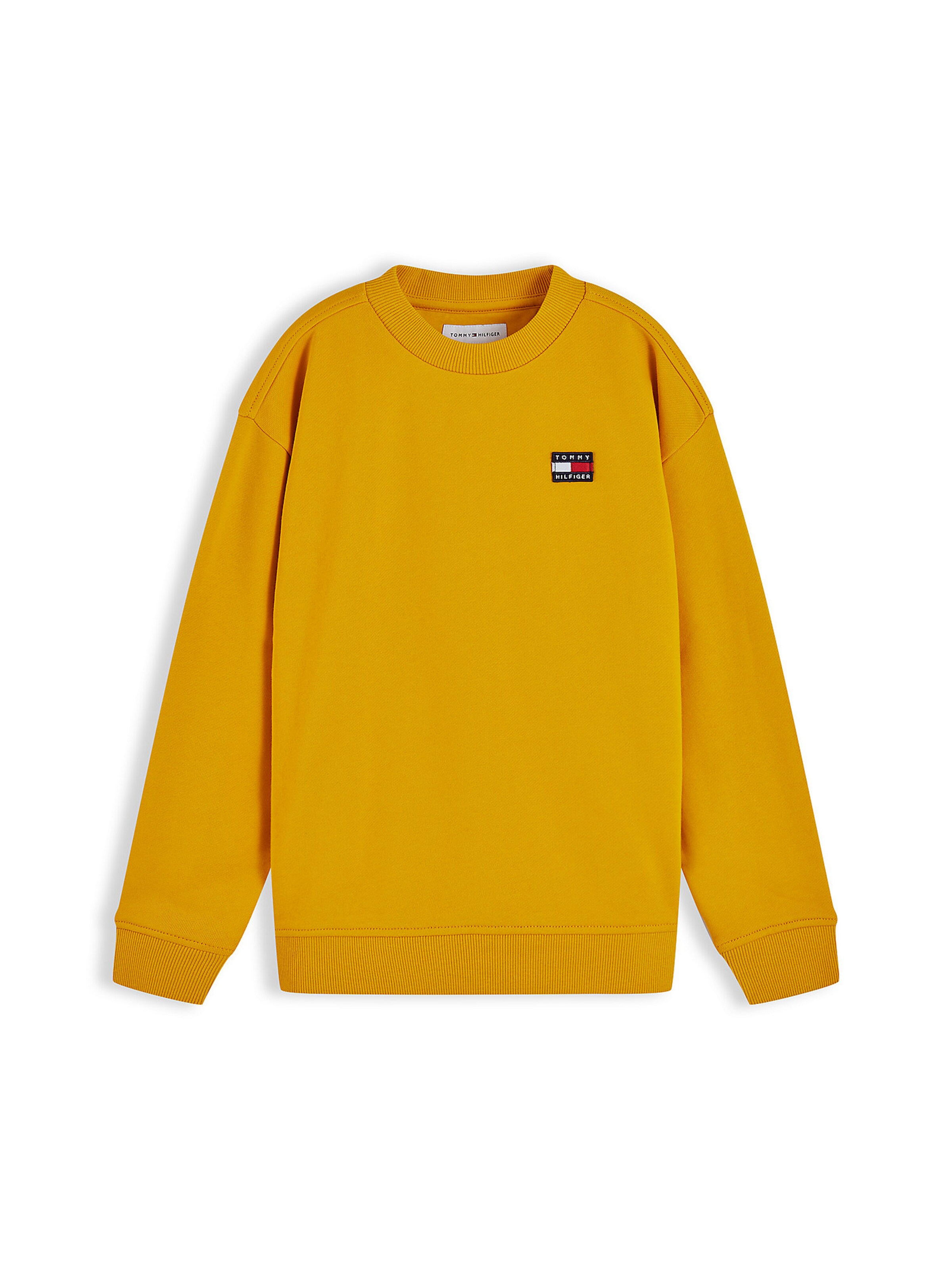 TOMMY HILFIGER Sweatshirt in Geel: voorkant