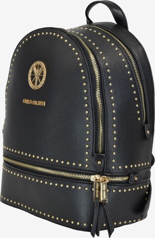 Carlo Colucci Rucksack 'Ceruti' in Schwarz