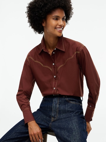 Tommy Jeans Blouse in Brown