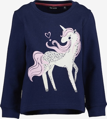 BLUE SEVEN Sweatshirt in Blauw: voorkant