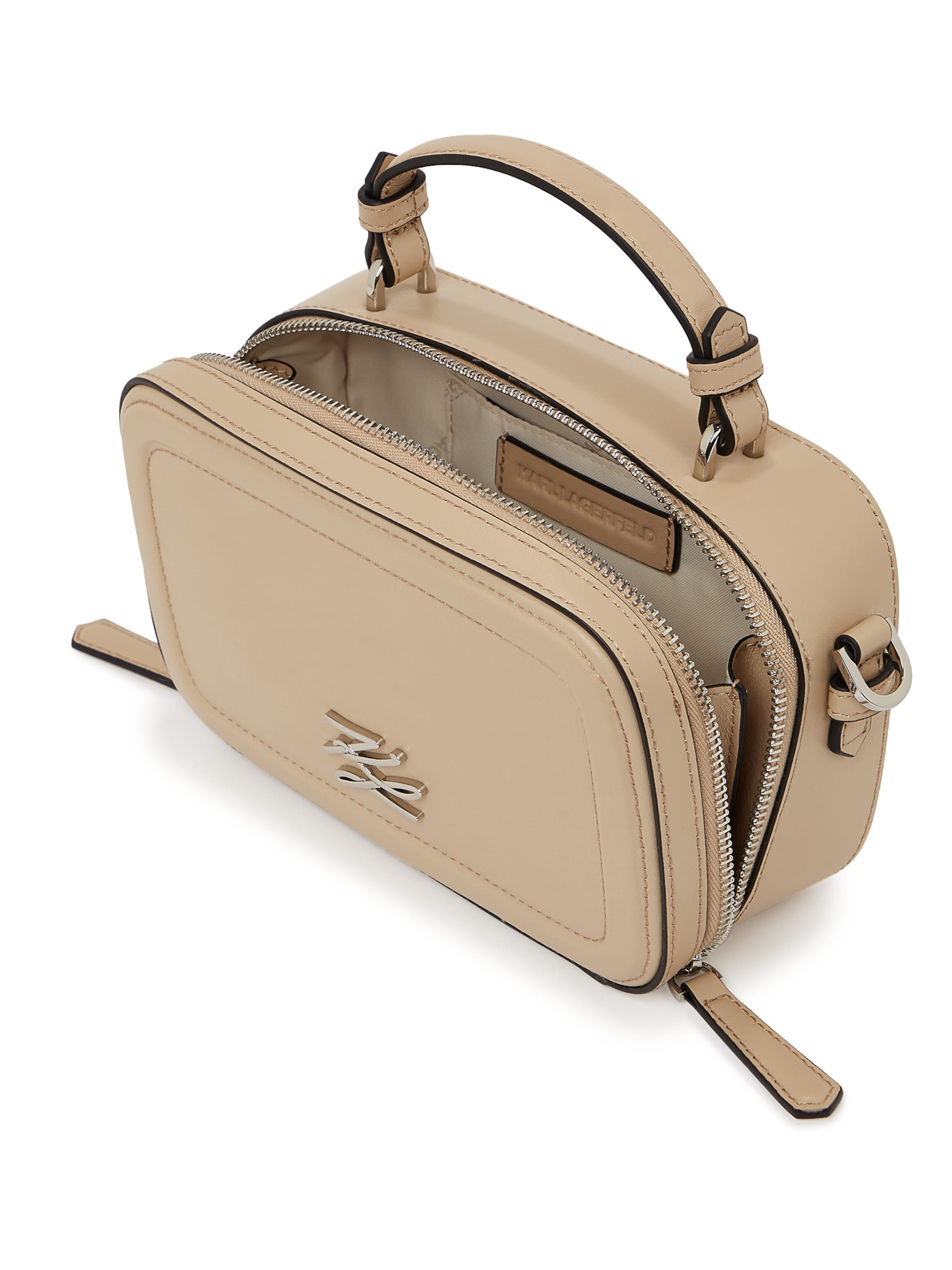 Karl Lagerfeld - Bolso de hombro en beige