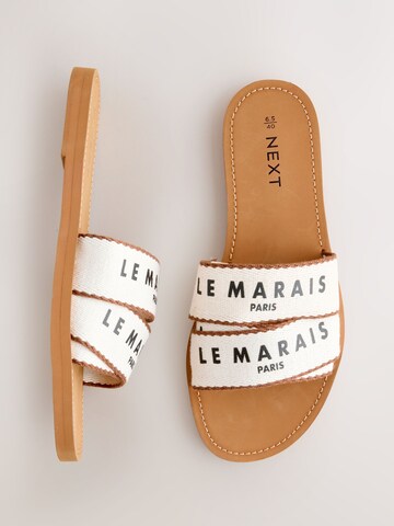 Mule 'Le Marais' Next en blanc
