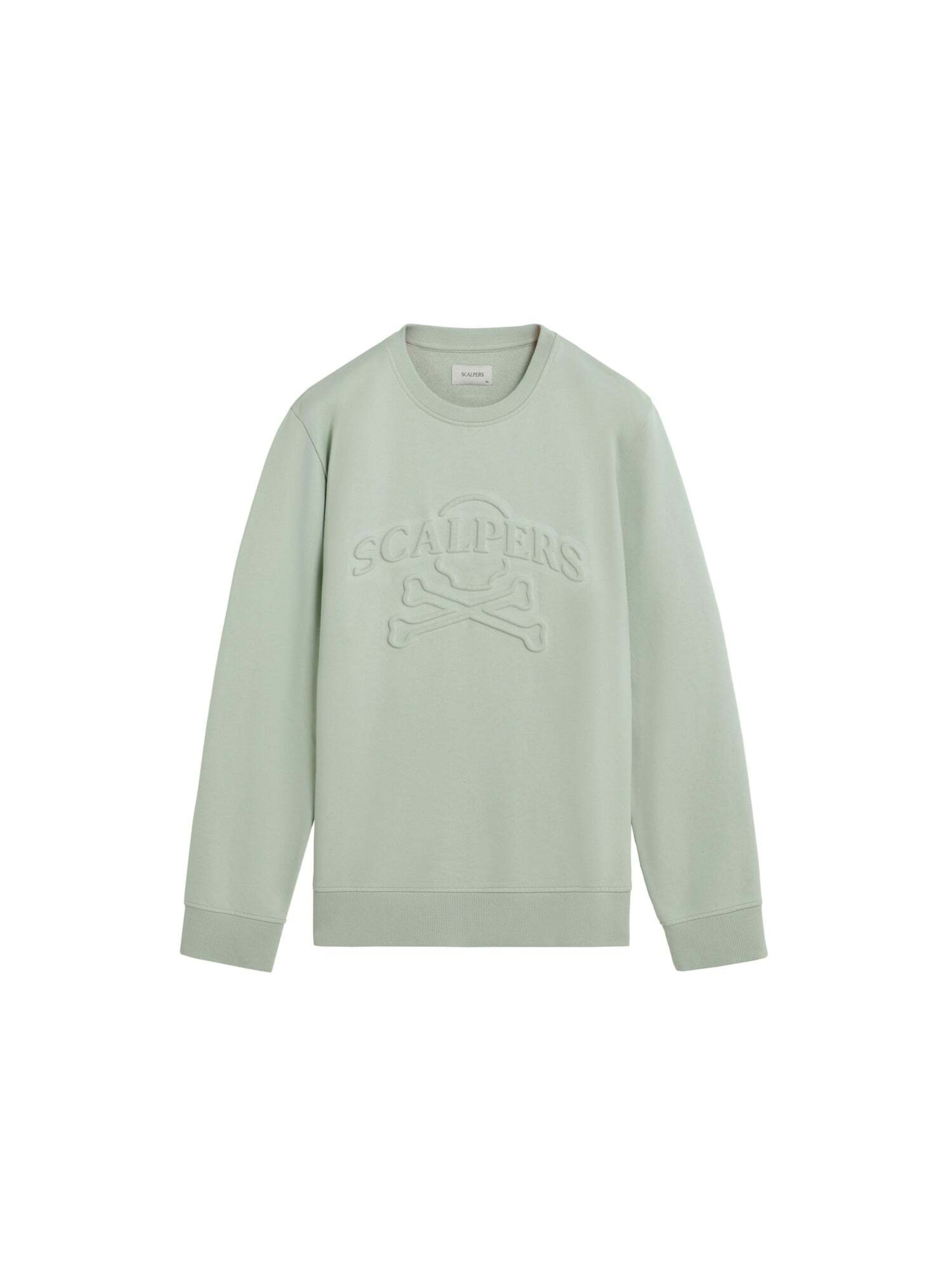 Scalpers Sweatshirt in Green: front