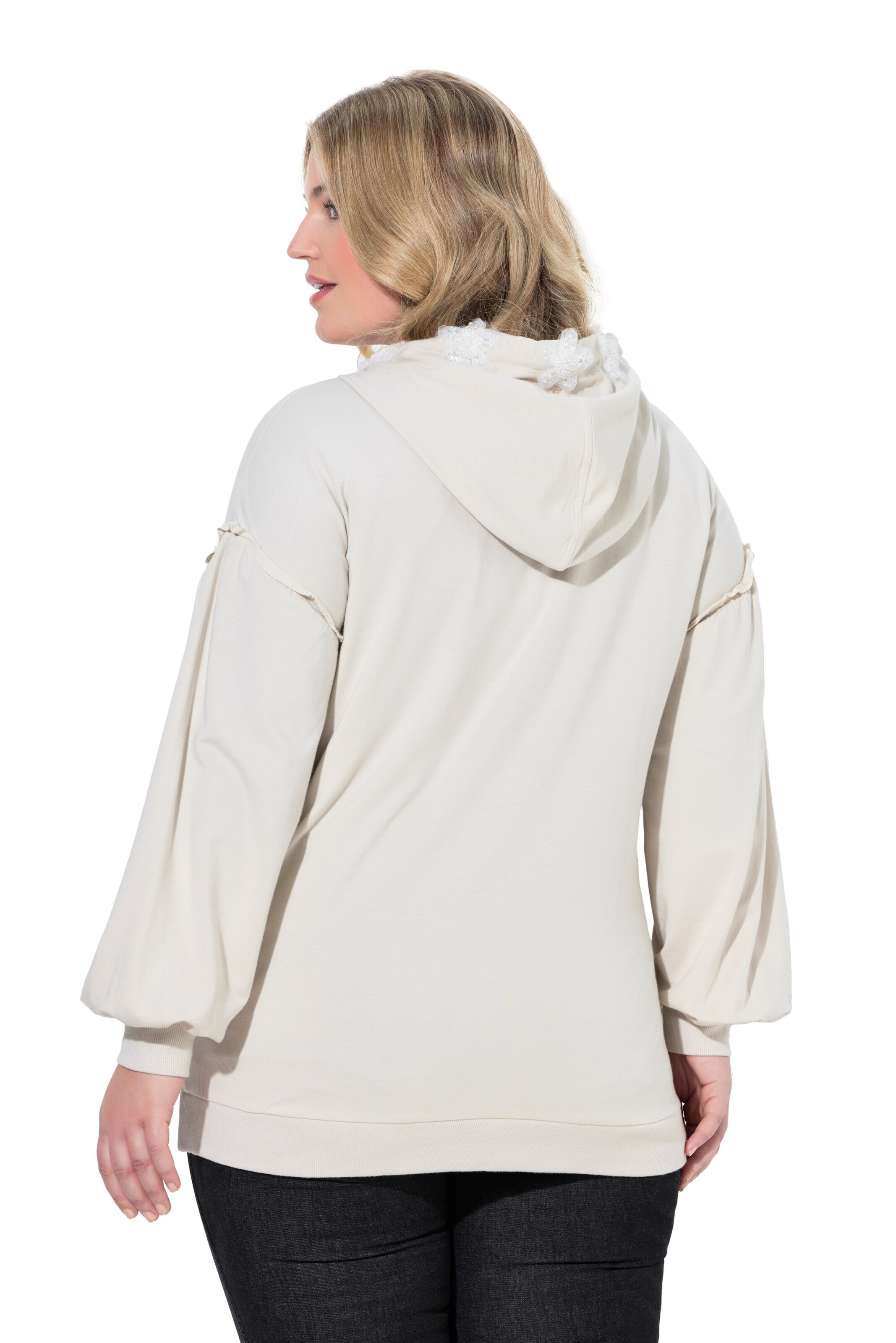 MIAMODA Sweat jacket in White