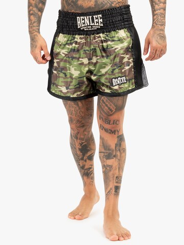 Wide Leg Pantalon de sport 'Hinkley' Benlee en vert : devant