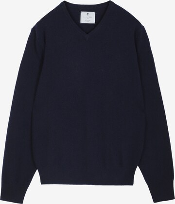 Scalpers Pullover in Blau: front
