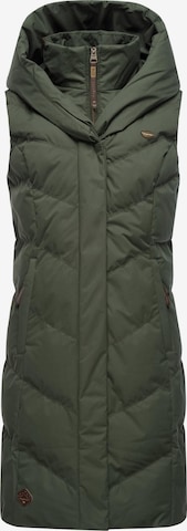 Gilet 'Natalka' Ragwear en vert : devant