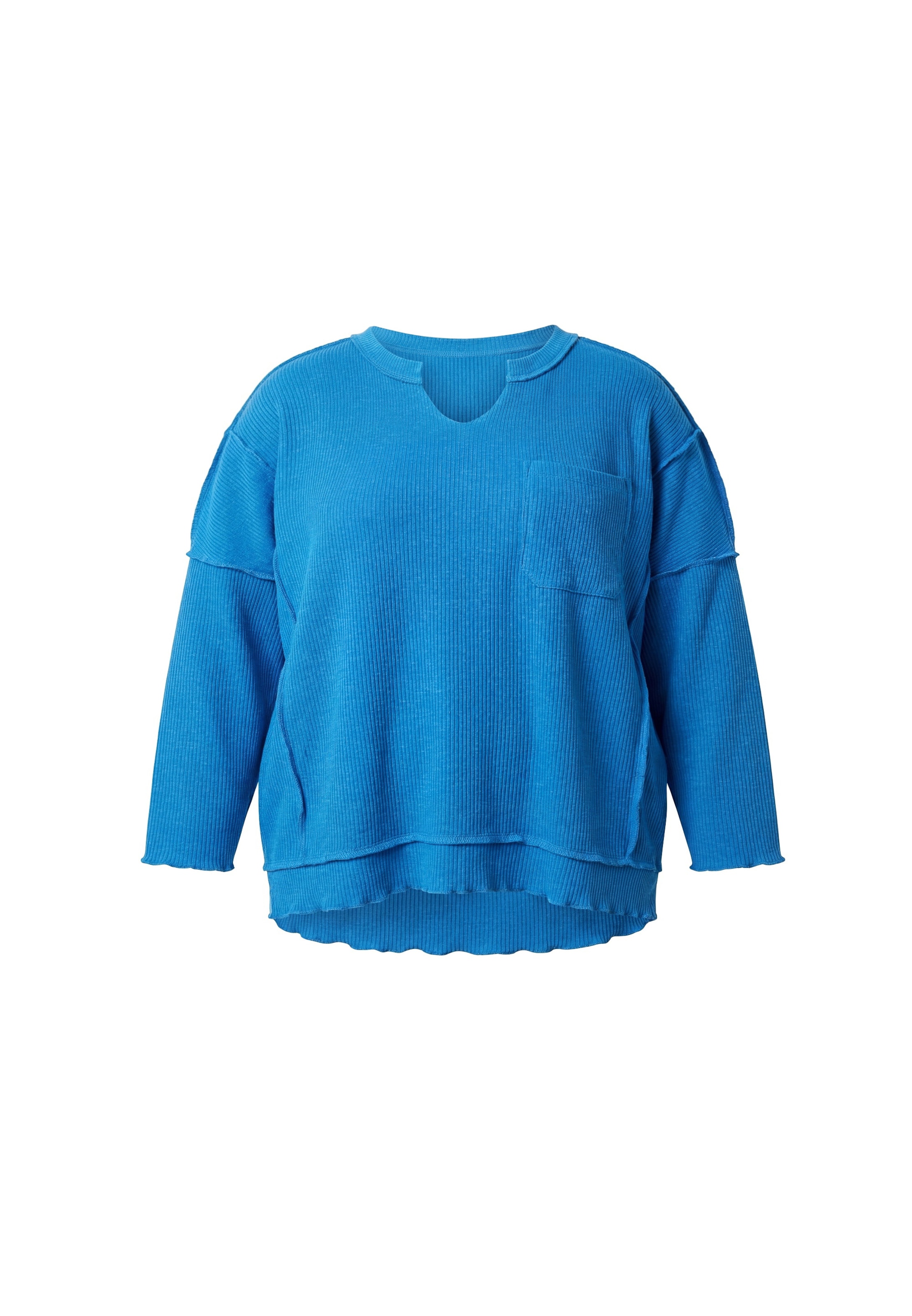usha BLACK LABEL Trui in Blauw: voorkant