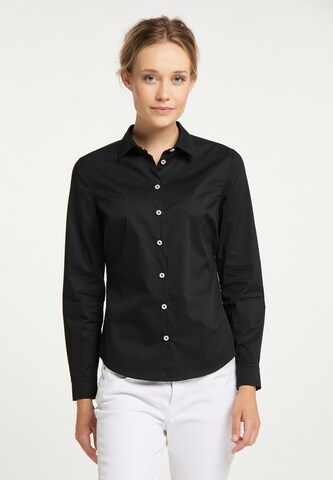 DreiMaster Maritim Blouse in Black: front