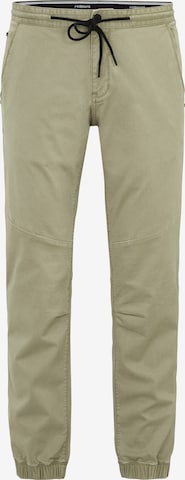 REDPOINT Chino Pants in Brown: front