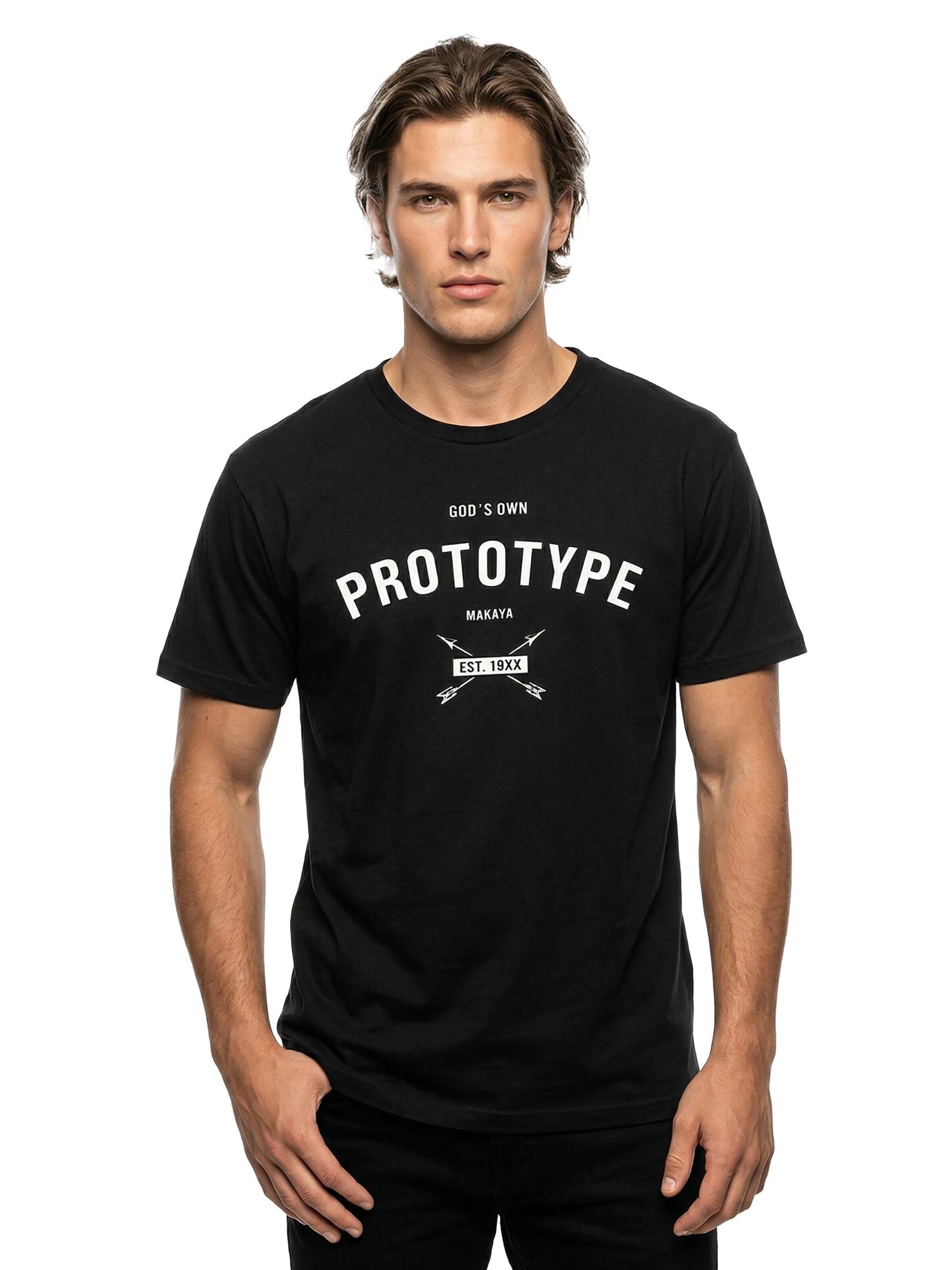 MAKAYA Shirt 'God´s own Prototype' in Black