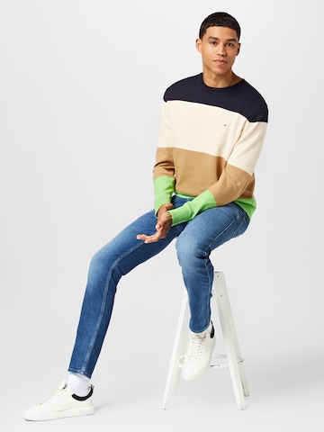 TOMMY HILFIGER Pullover in Beige