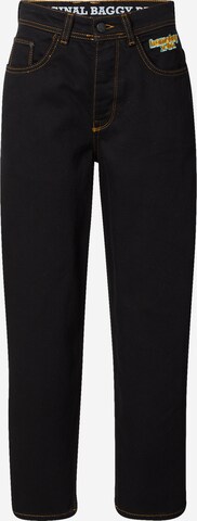 HOMEBOY Loosefit Broek 'x-tra BAGGY Twill' in Zwart: voorkant