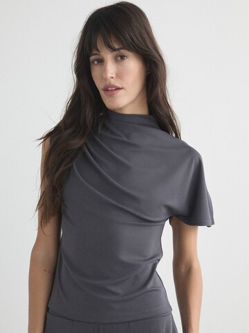 Next Bluse i blå: forside