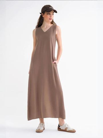 MixRay Kleid 'Maxi'‌‌‌ in Braun
