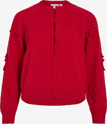 Cardigan 'VIMERIT' VILA en rouge : devant