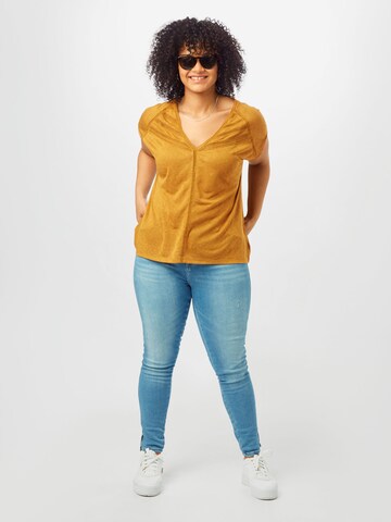 ABOUT YOU Curvy Shirt 'Vivian' in Gelb