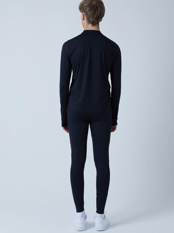 SPORTKIND Performance shirt 'Langarmshirt High-Neck' in Black
