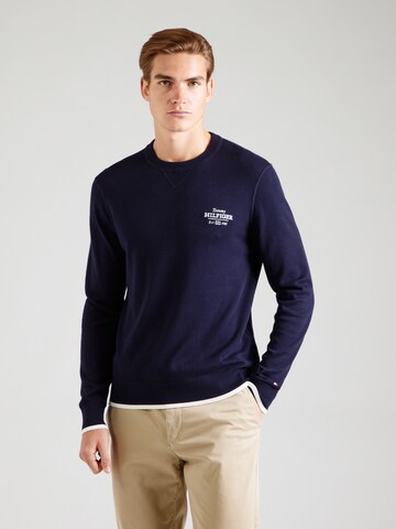 TOMMY HILFIGER Свитер в Синий: спереди