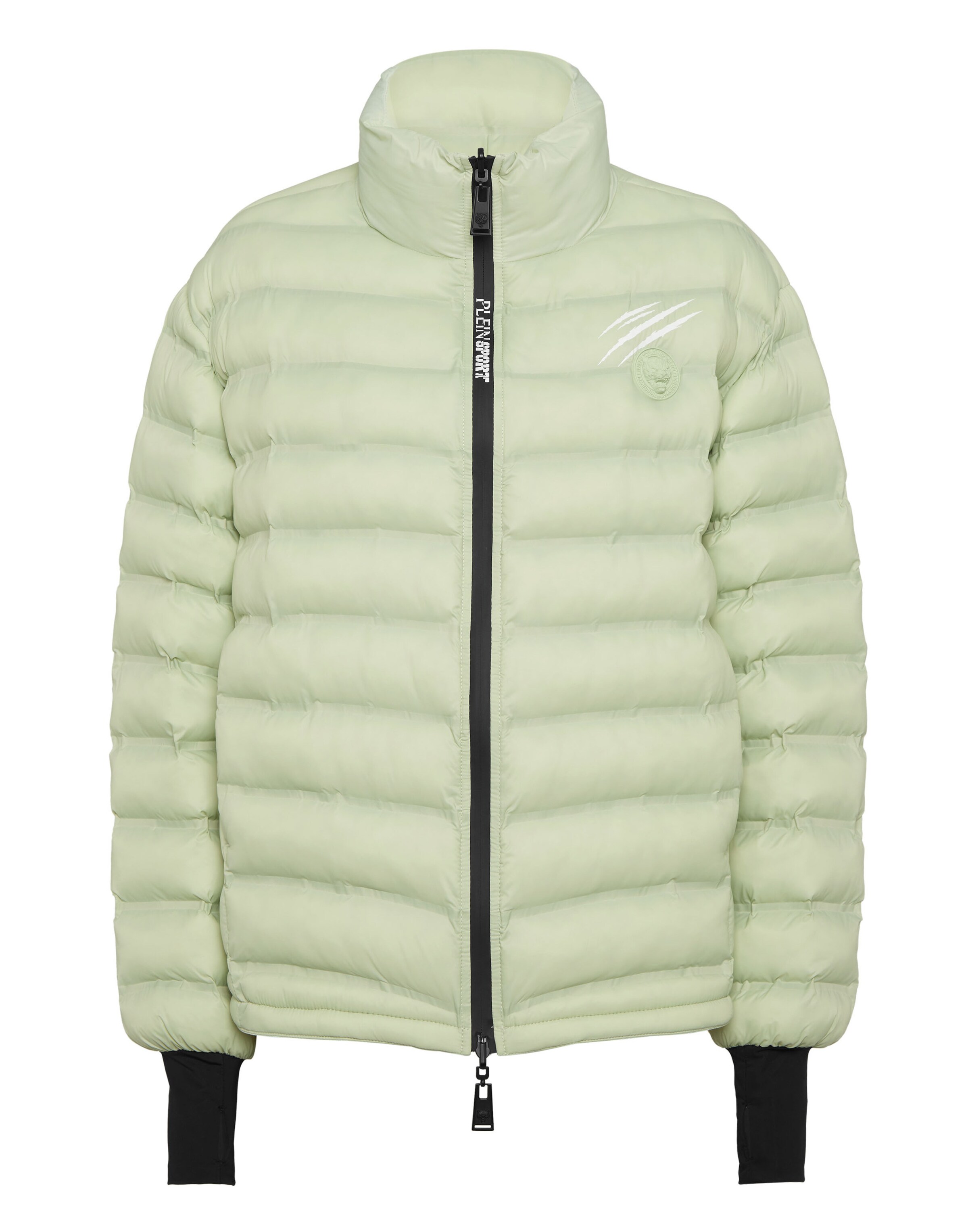 Plein Sport - Casaco meia-estação em verde: frente