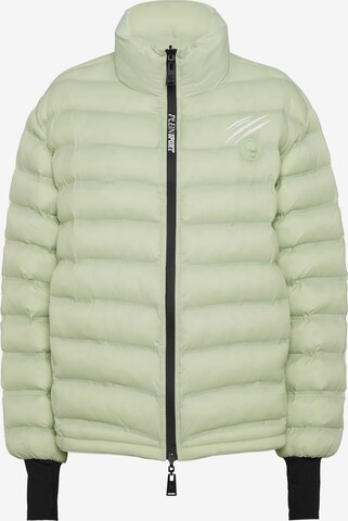 Plein Sport - Casaco meia-estação em verde: frente