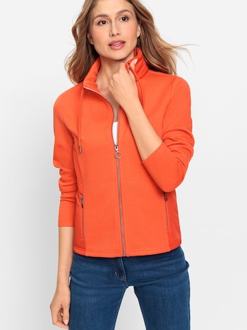 Veste mi-saison Olsen en orange : devant